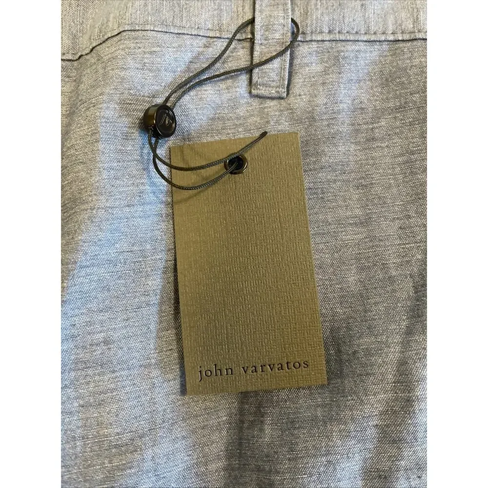 NWT: John Varvatos Blue Hemp Blend Lightweight Pants